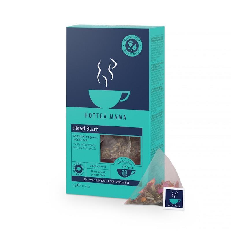 Hottea Mama Organic Head Start White Tea 14 Pack