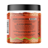 Mingle Chilli & Lime Seasoned Salts side label with product information