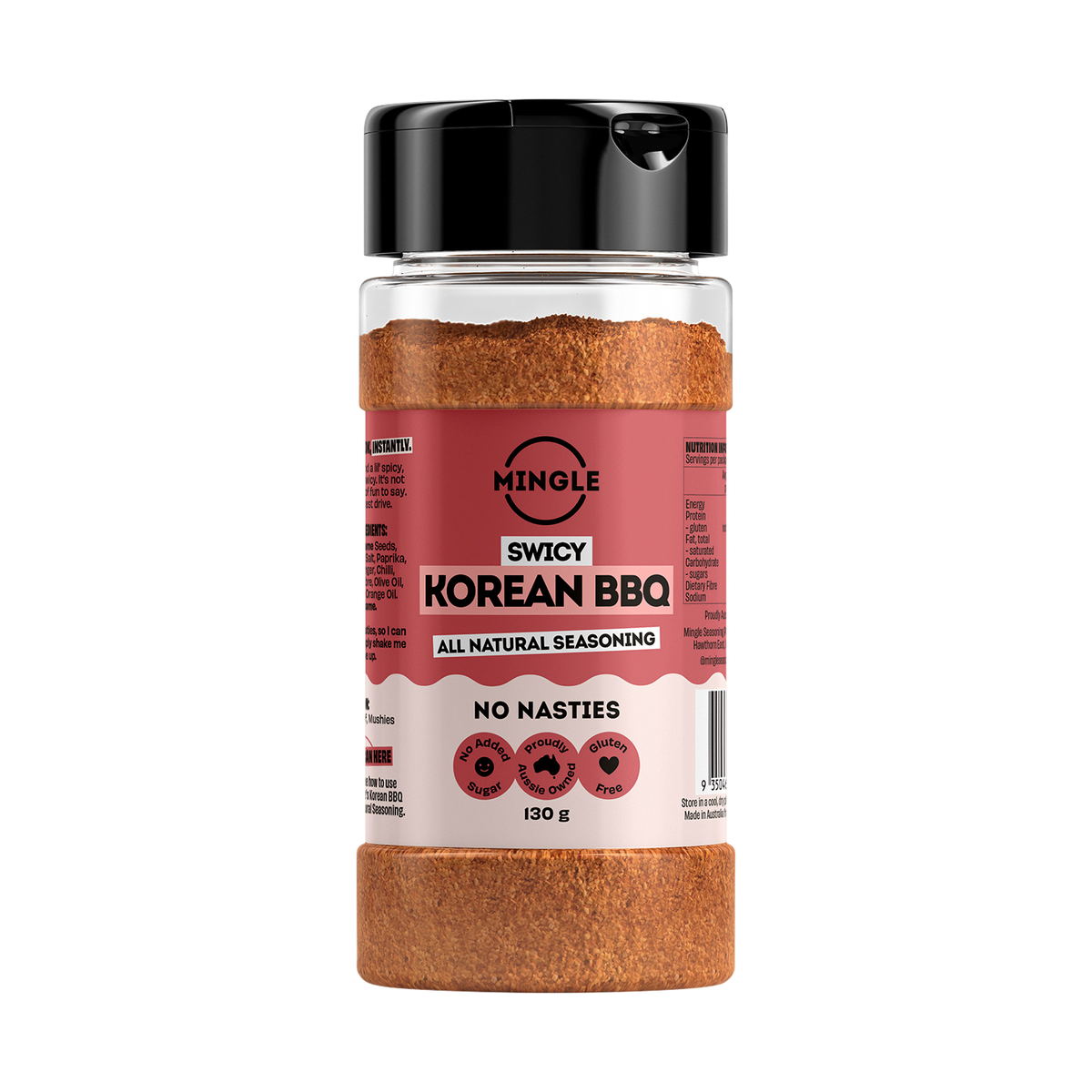 Mingle Korean BBQ All Natural Seasoning 130g front pack