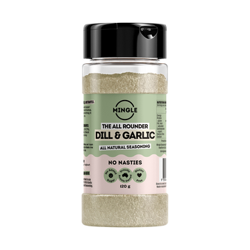 Mingle Dill & Garlic All Natural Seasoning 120g front pack