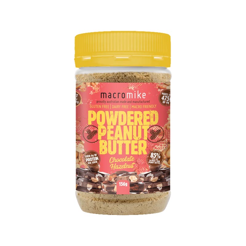 Macro Mike V2 Choc Hazelnut Powdered Peanut Butter 156g product image 1