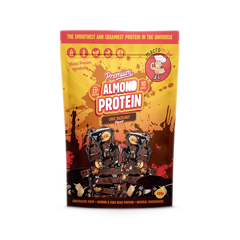 Macro Mike Chocolate Hazelnut Premium Almond Protein 400g