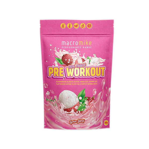 Macro Mike Lychee Berry Pre-Workout 300g