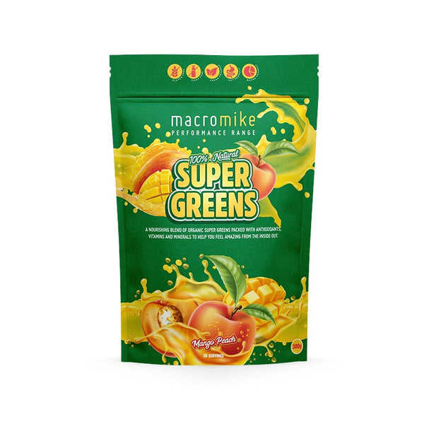 Macro Mike Mango Peach Super Greens 300g