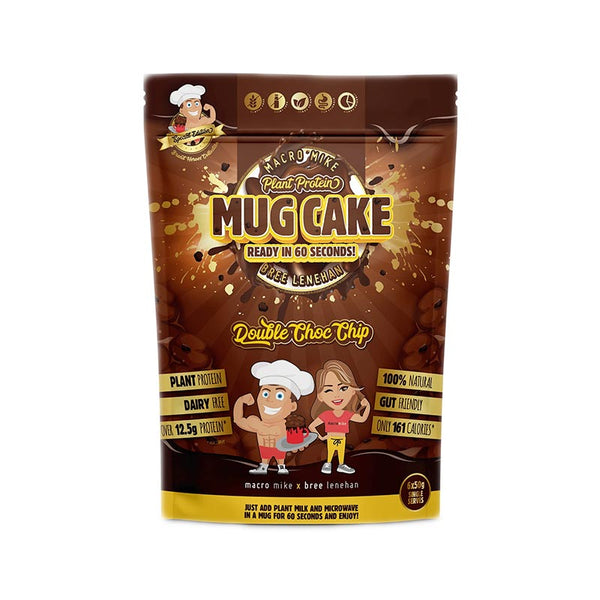 Macro Mike Mug Cake Double Chocolate 6 x 50g Pack