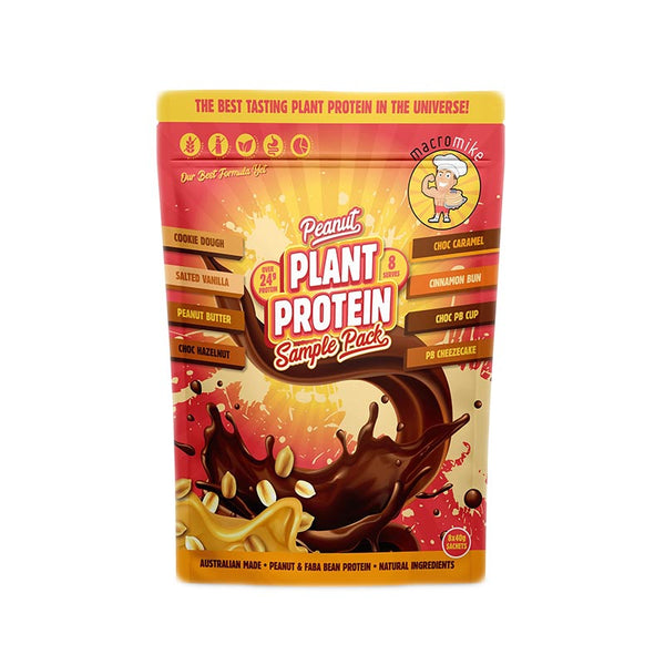 Macro Mike Peanut Plant Protein Sample Bag 8 x 40g