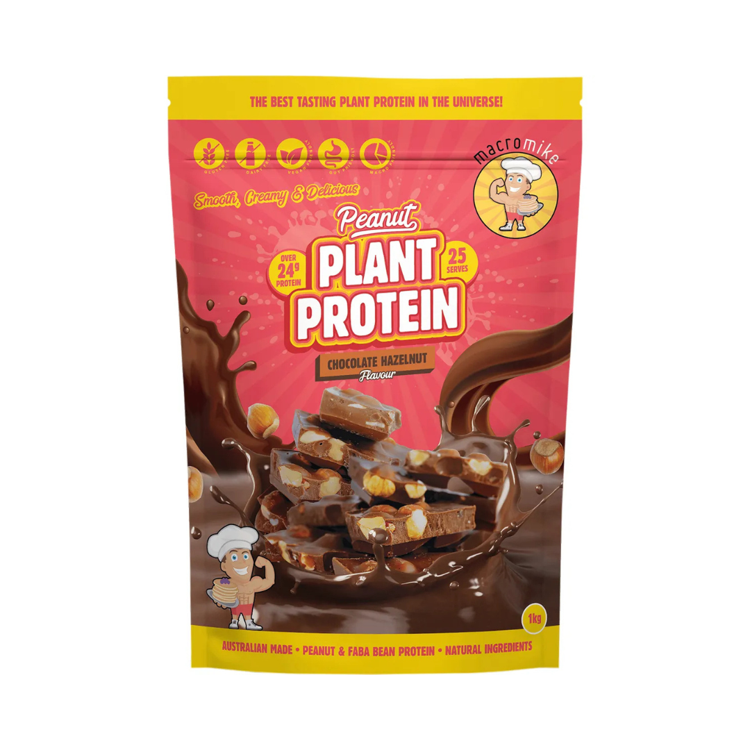 Macro Mike Peanut Plant Protein Chocolate Hazelnut 1kg