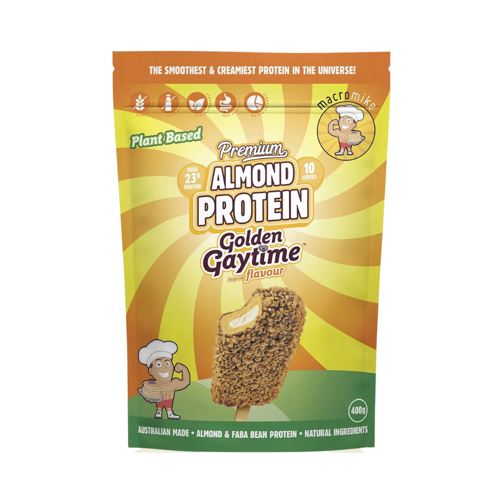 Macro Mike Premium Almond Protein Golden Gaytime 400g product image 1