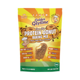 Macro Mike Protein Donut Baking Mix in Golden Gaytime Choc Chip flavor, 250g packaging with nutritional highlights.