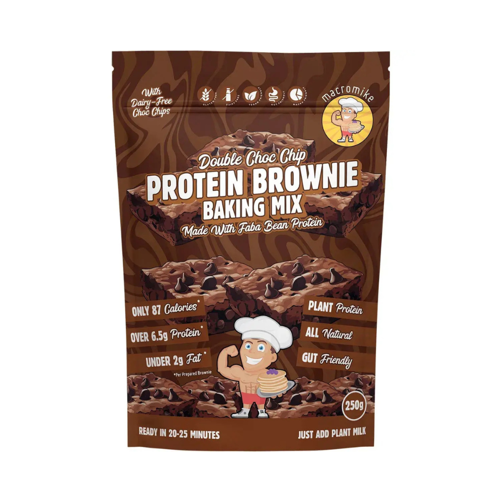Macro Mike Double Choc Chip Protein Brownie Baking Mix 250g product image 1