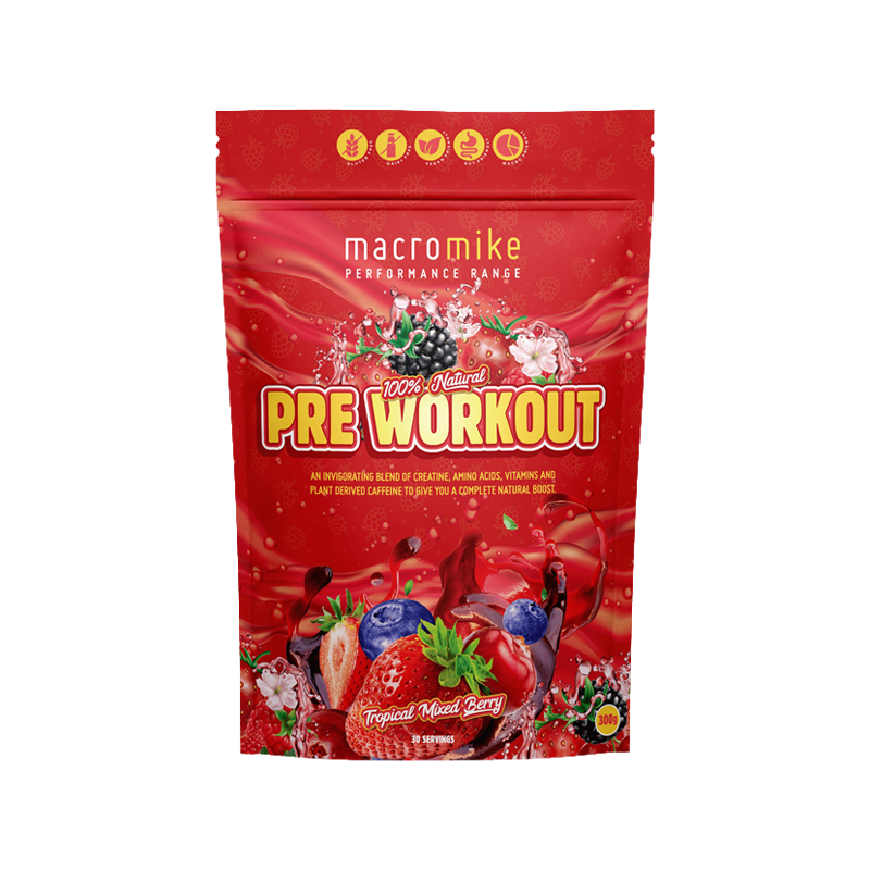 Macro Mike V2 Mixed Berry Pre-Workout 300g product image 1