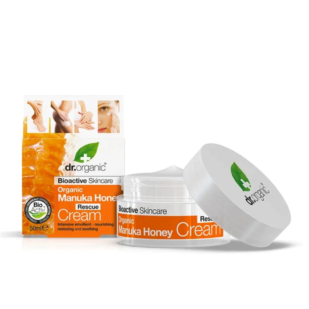 Dr Organic Rescue Cream Manuka Honey 50ml