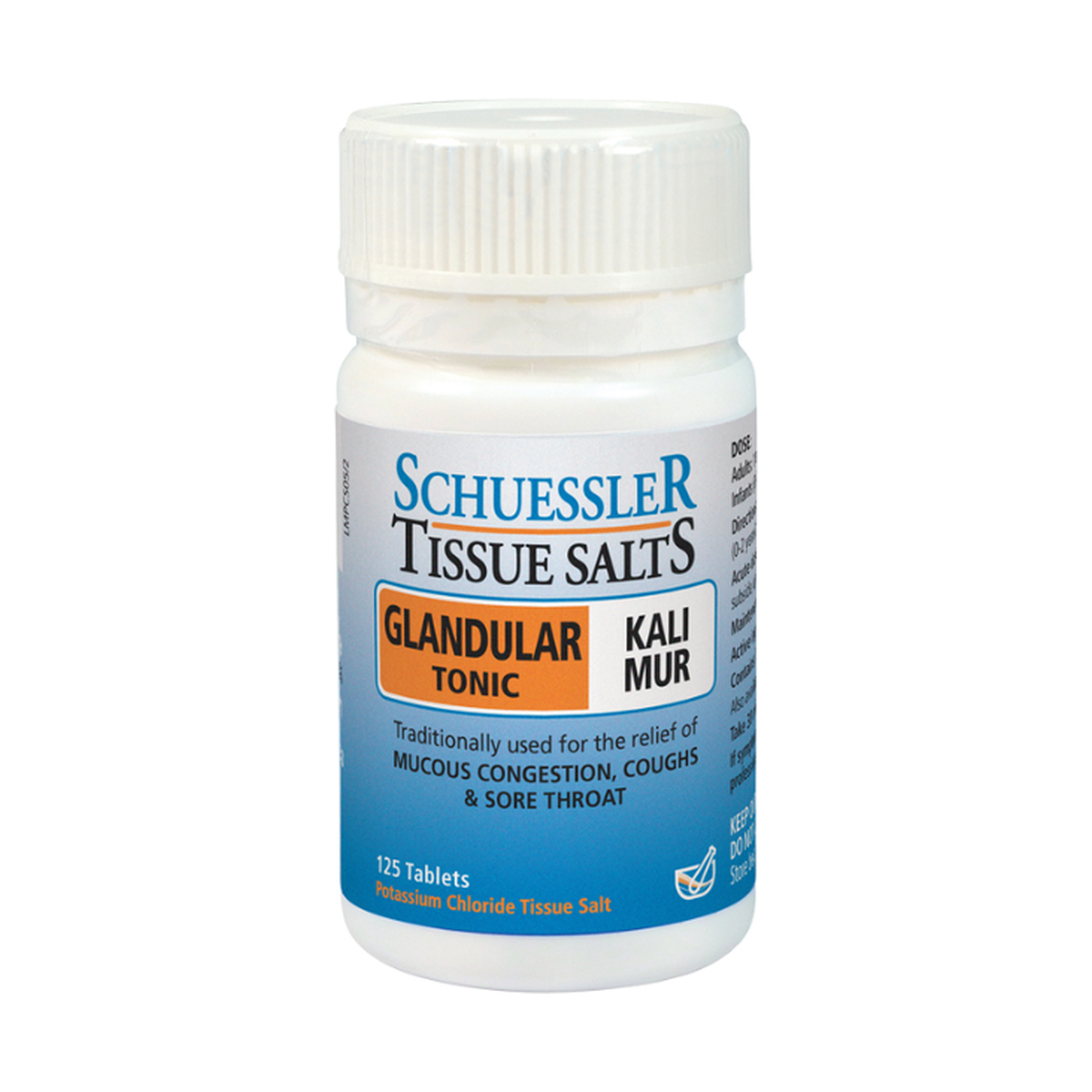 Martin & Pleasance Schuessler Tissue Salts Kali Mur 125 Tablets — product packshot