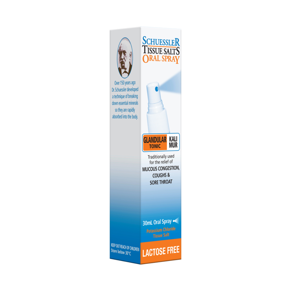 Martin & Pleasance Schuessler Tissue Salts Kali Mur Spray 30ml — product packshot