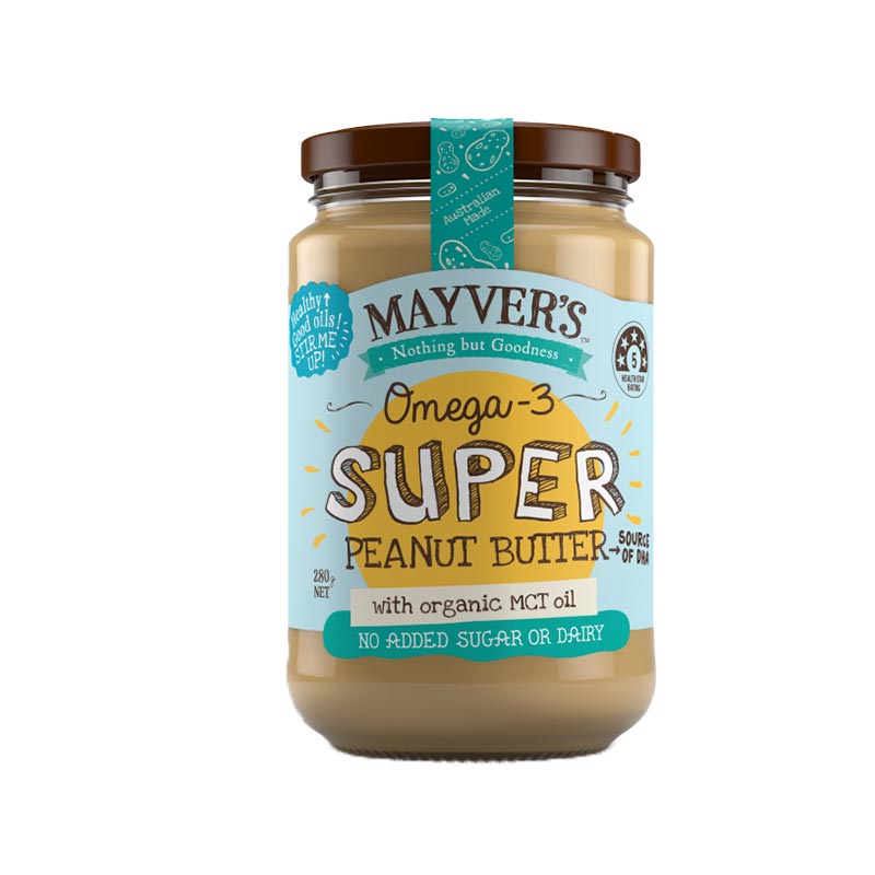 Mayvers Omega-3 Super Peanut Butter 280g