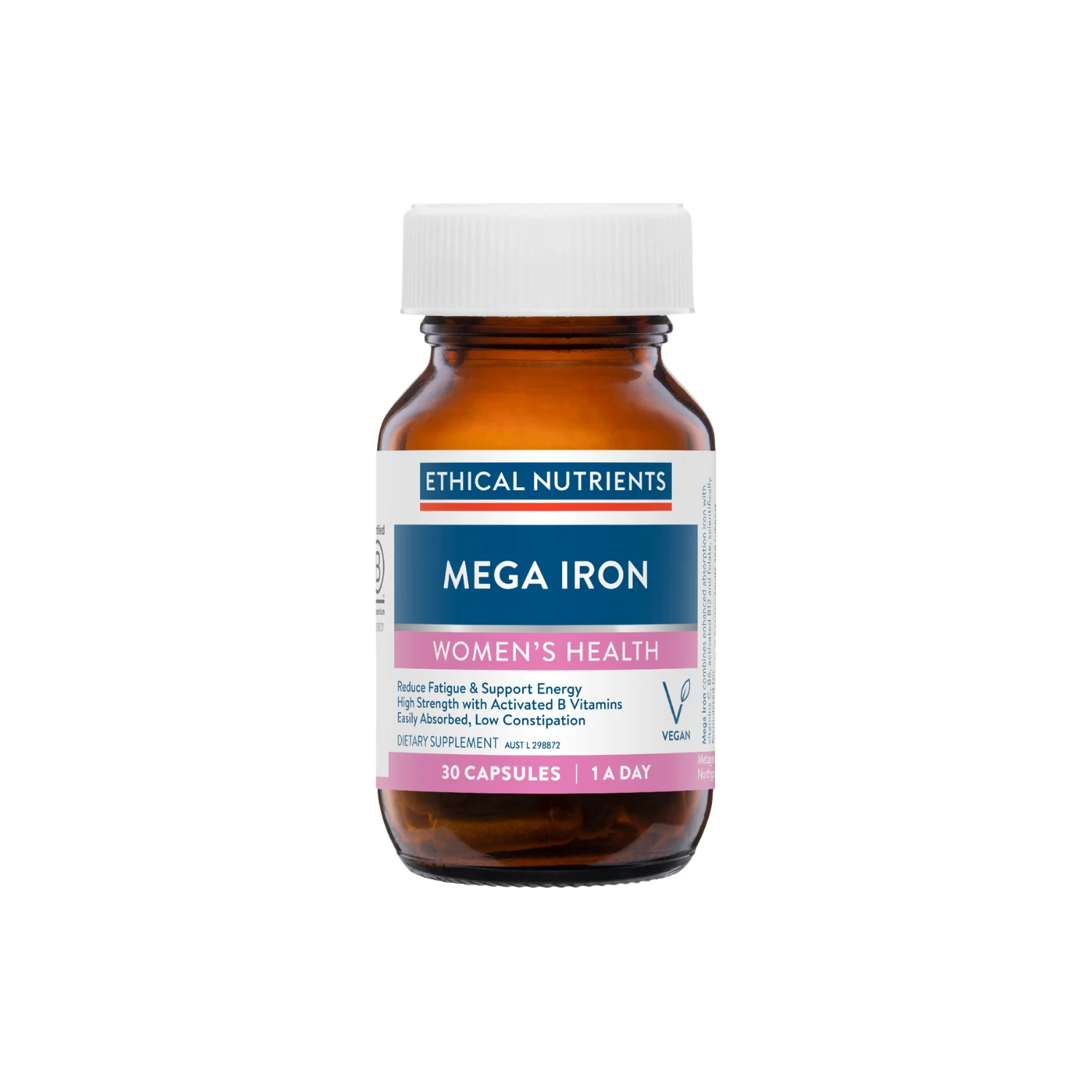 Ethical Nutrients Mega Iron 30 Capsules