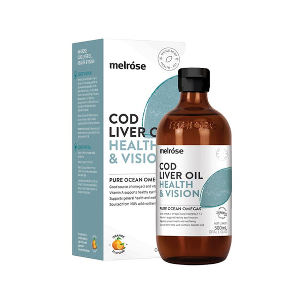 Melrose Cod Liver Oil Health & Vision 500ml