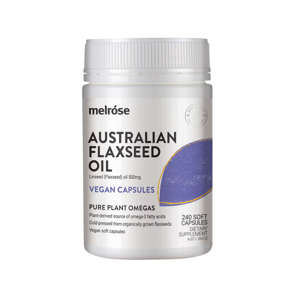 Melrose Australian Flaxseed Oil 240 Vegan Capsules