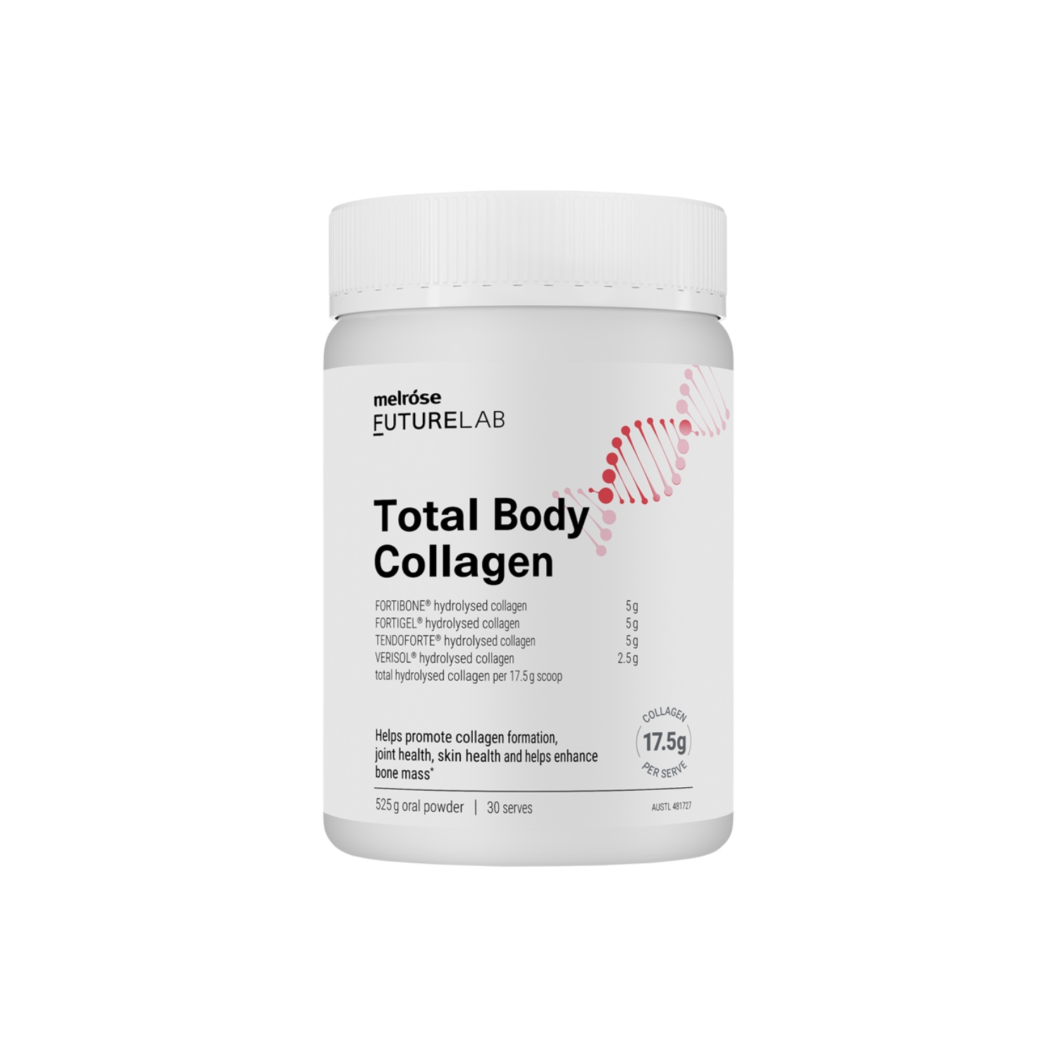 Melrose FutureLab Total Body Collagen Oral Powder 525g