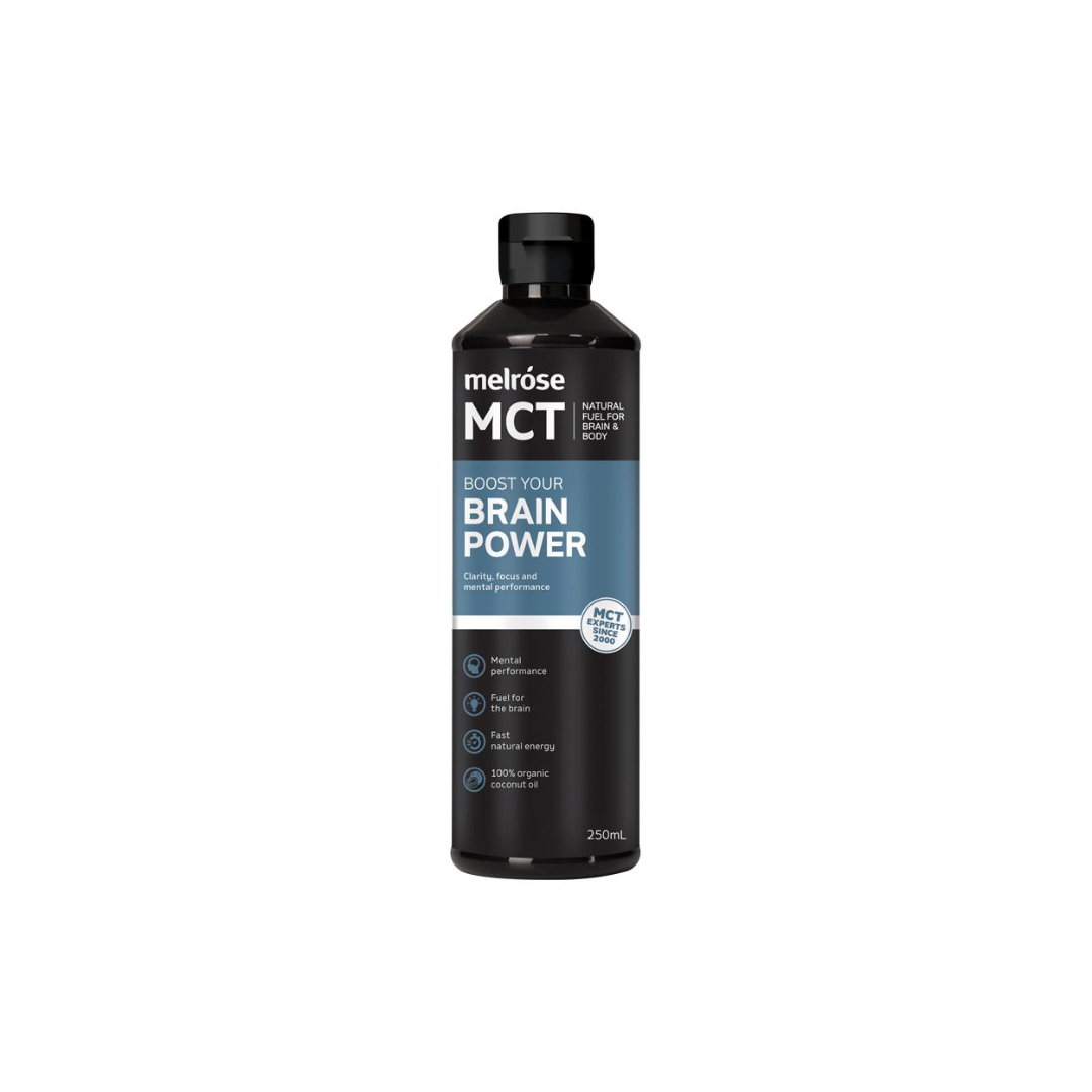Melrose MCT Oil Boost Your Brain Power 250ml front pack