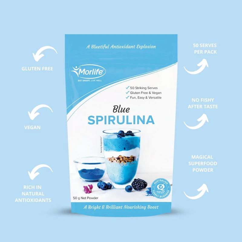 Morlife Blue Spirulina Powder 50g additional product image 3