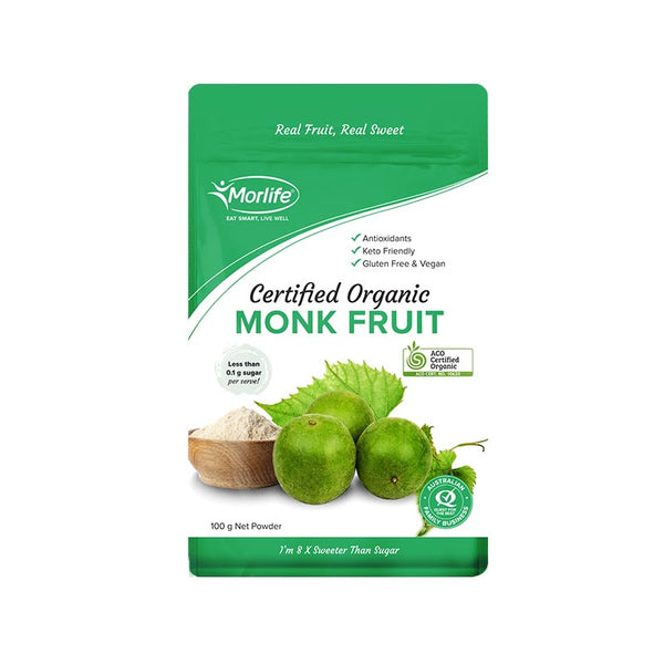 Morlife Certified Organic Monk Fruit 100g