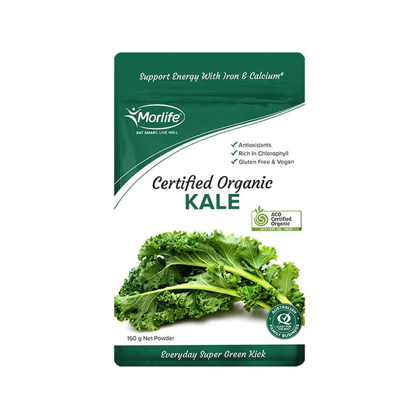 Morlife Kale Powder Certified Organic 150g