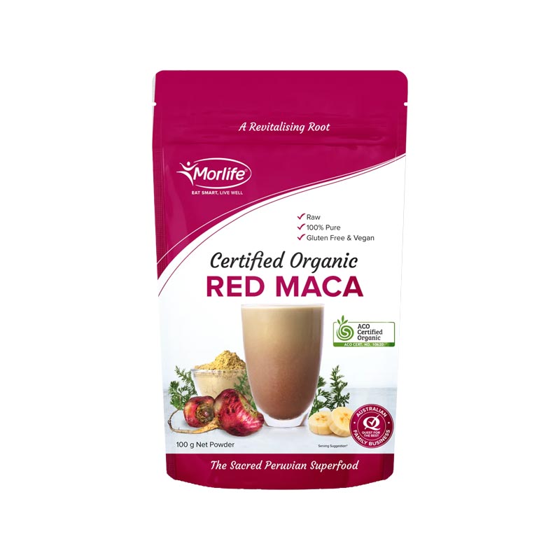 Morlife Red Maca Powder Certified Organic additional product image 3