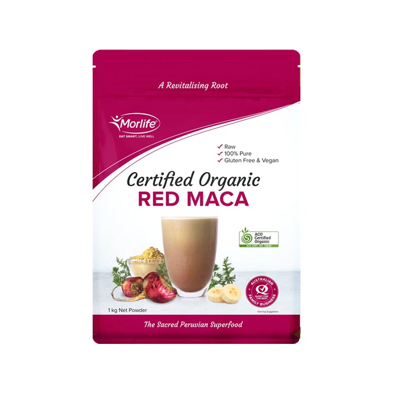Morlife Red Maca Powder Certified Organic additional product image 4