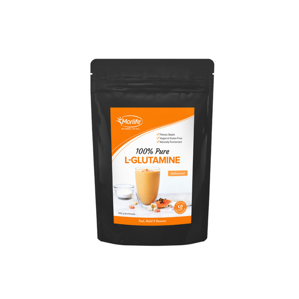 Morlife 100% Pure L-Glutamine Unflavoured 500g