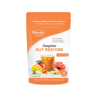 Morlife Complete Gut Restore Tropical Mango 200g product image