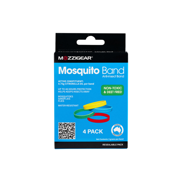 Mozzigear Mosquito Band Adults x4 Pack