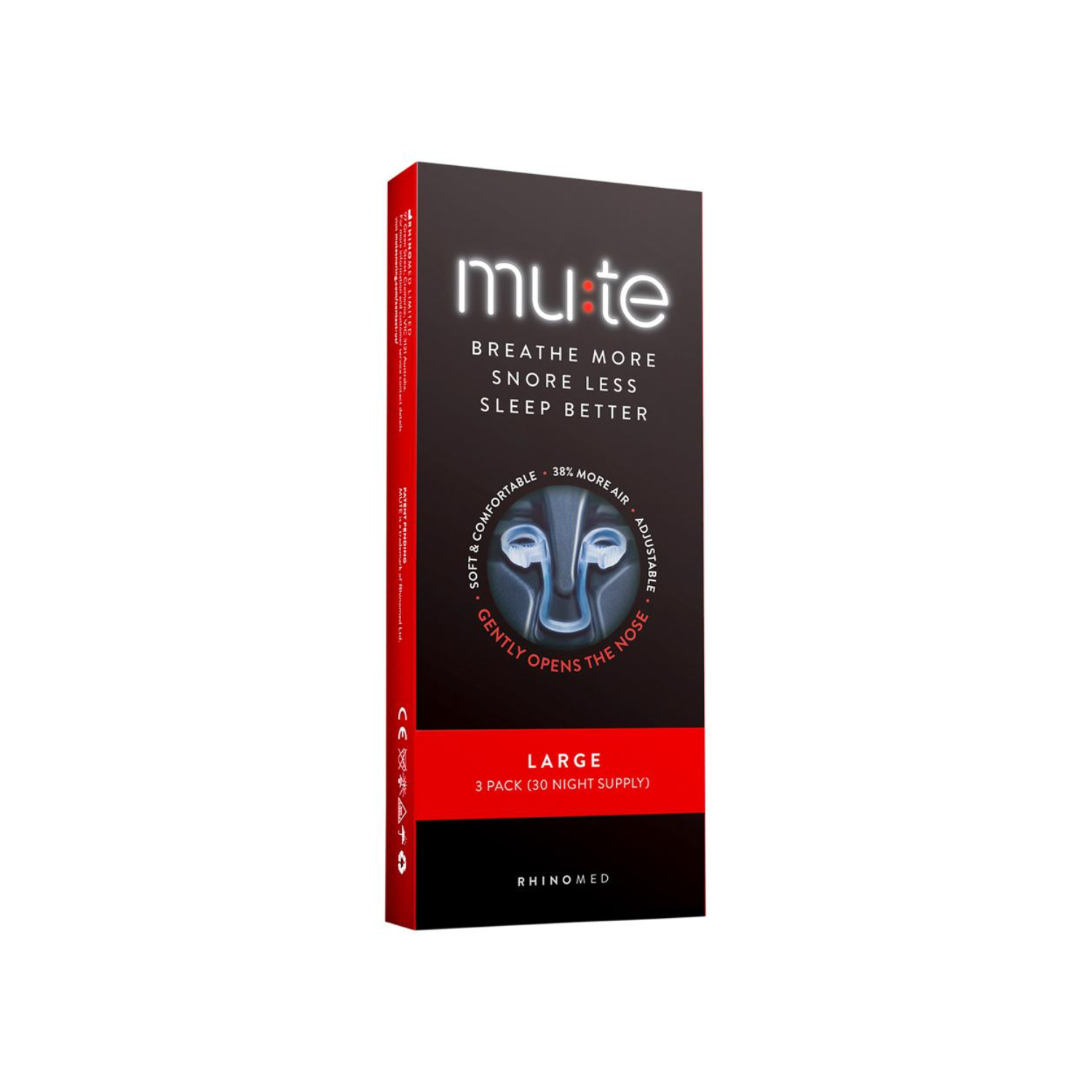 Mute Snoring Device Large 30 Nights Supply