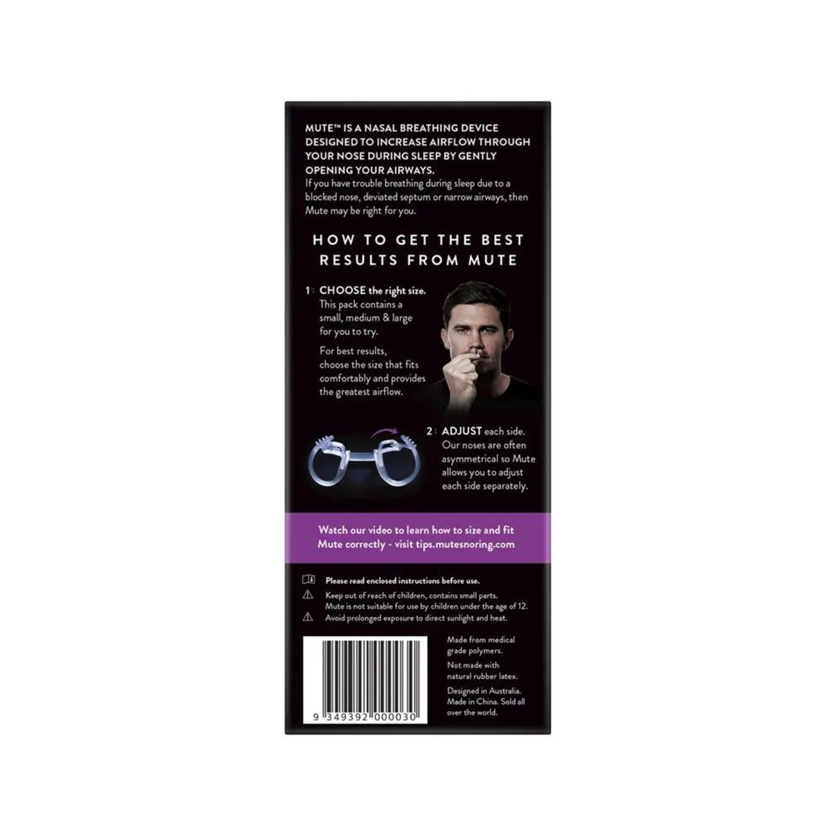 Mute Snoring Relief Trial Pack