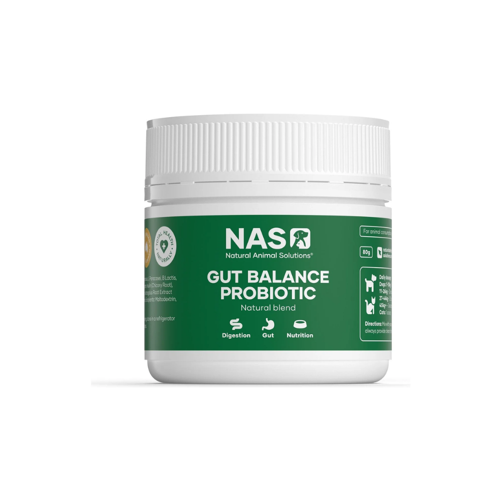 NAS Gut Balance Probiotic 80g tub