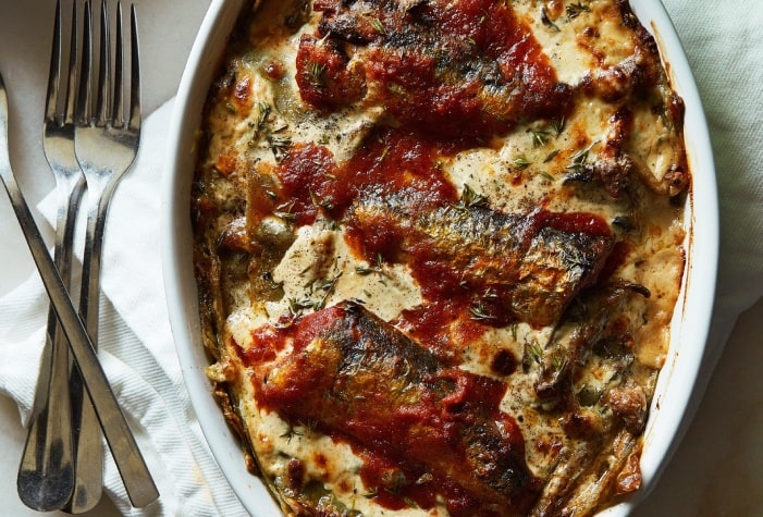 Nuri Spiced Sardines in Tomato Sauce serving suggestion; other ingredients not included