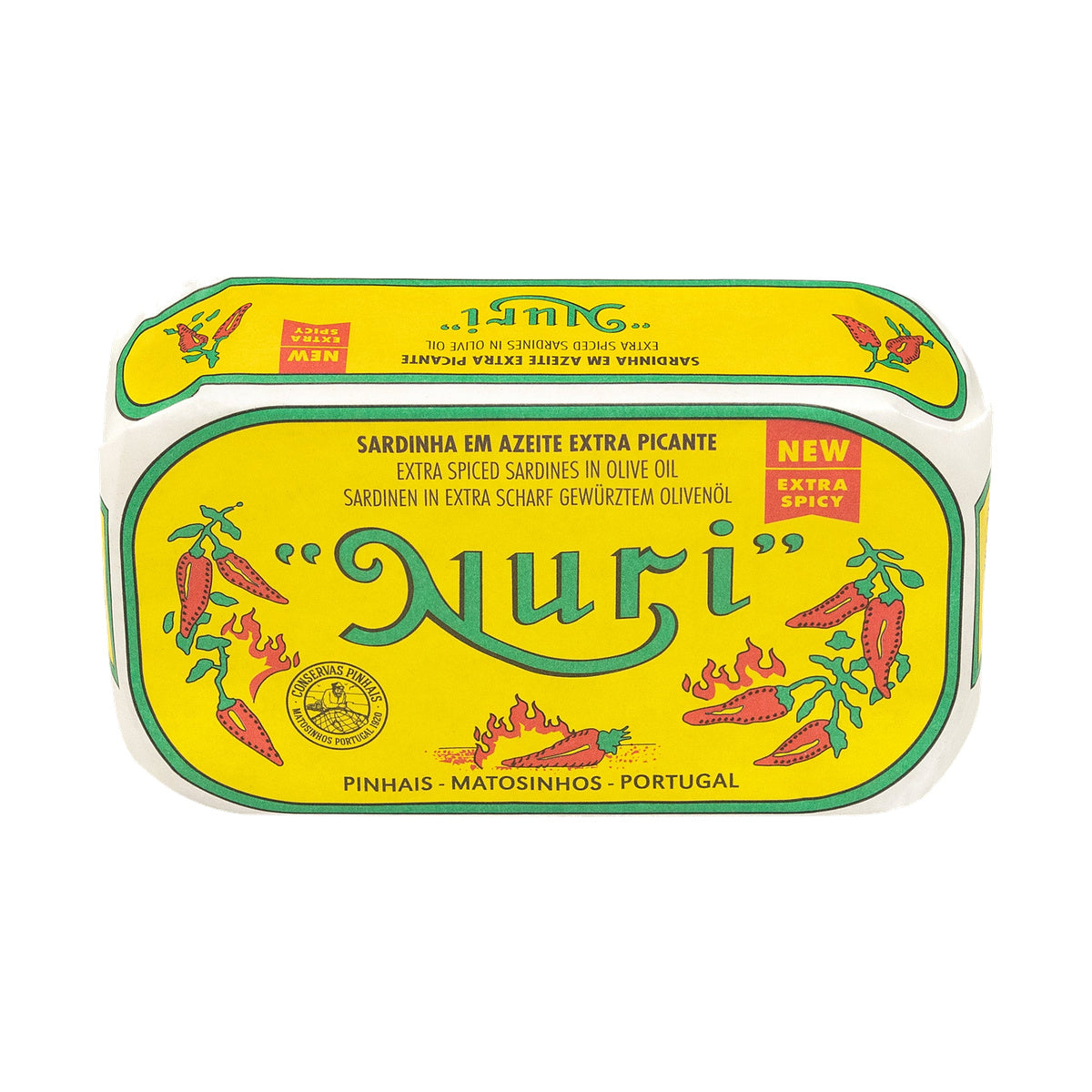 Nuri Sardines in Olive Oil Extra-Spicy 125g — 1 tin