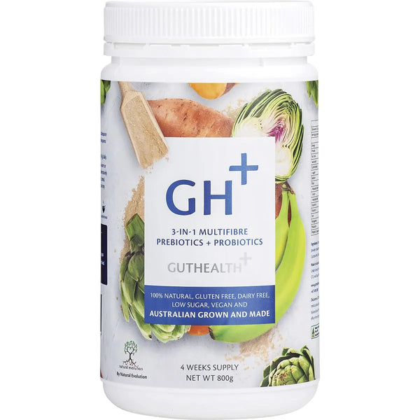 Natural Evolution GH+ 3-In-1 Multifibre Prebiotics + Probiotics 800g