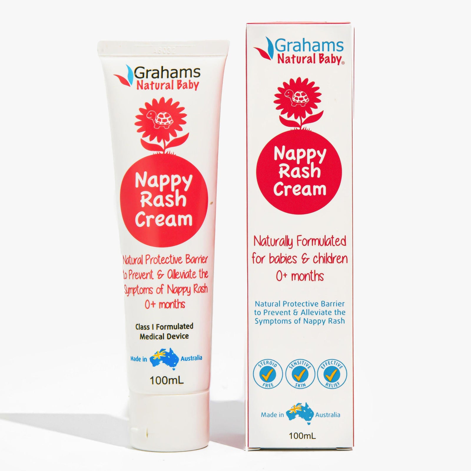 Grahams Natural Baby Nappy Rash Cream 100ml