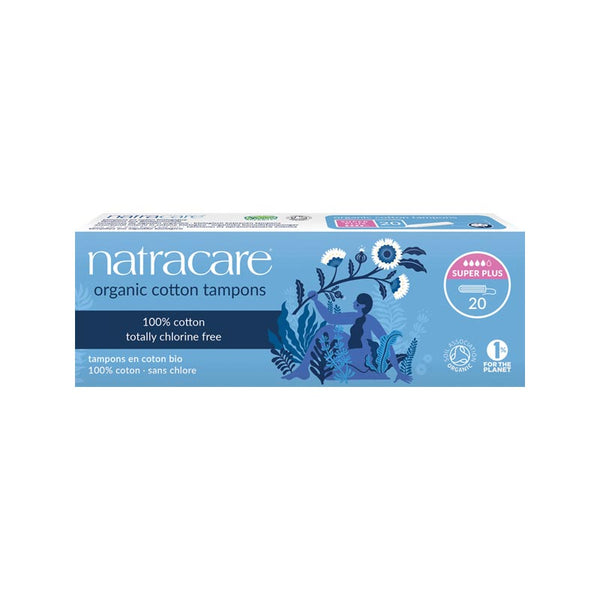 Natracare Organic Cotton Tampons Super Plus 20 Pack