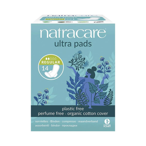 Natracare Ultra Pads Regular Wings 14 pack