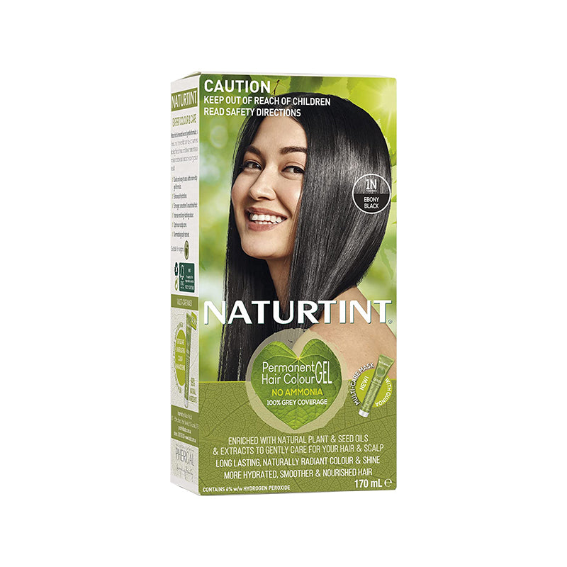 NaturTint 1N Ebony Black 170ml front pack