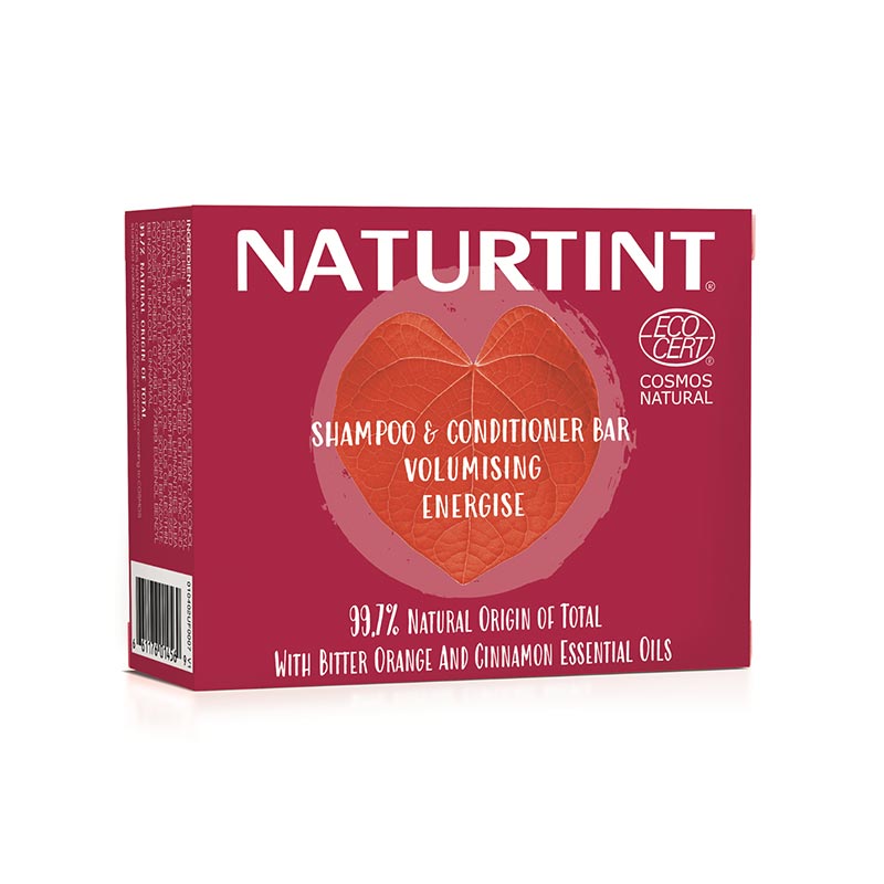 NaturTint Shampoo Conditioner Bar Volumising 2-in-1 75g front pack