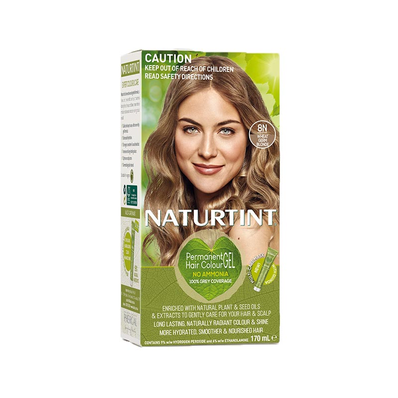 NaturTint Wheat Germ Blonde 8N 155ml front pack