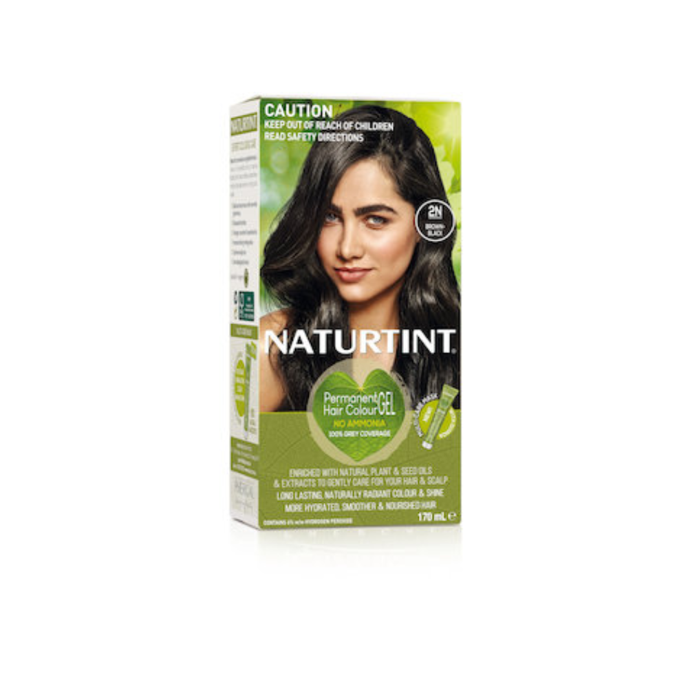NaturTint Brown Black 2N 170ml front pack
