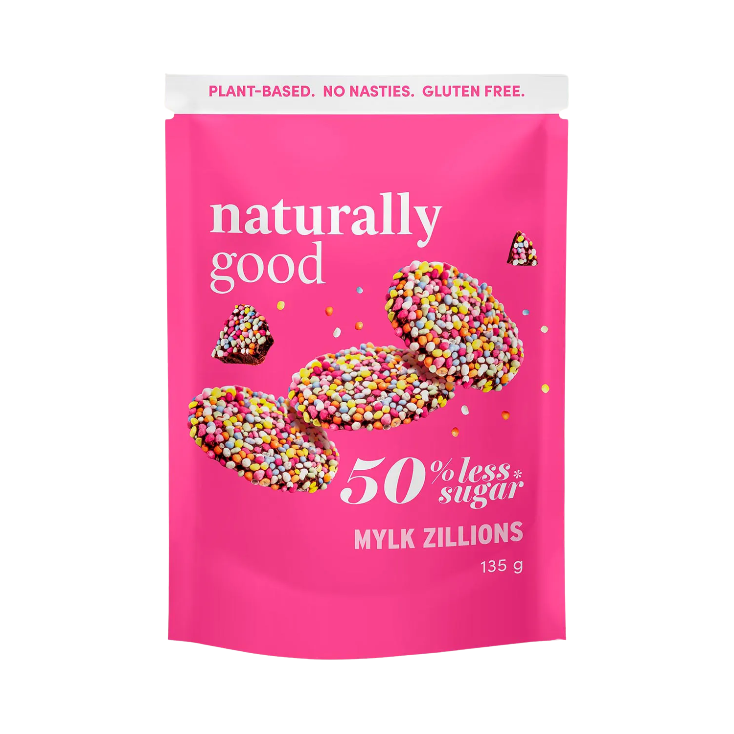 Naturally Good Mylk Zillions 50% less sugar 135g