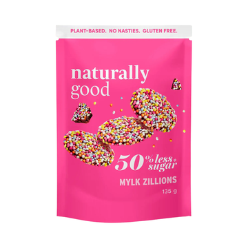 Naturally Good Mylk Zillions 50% less sugar 135g