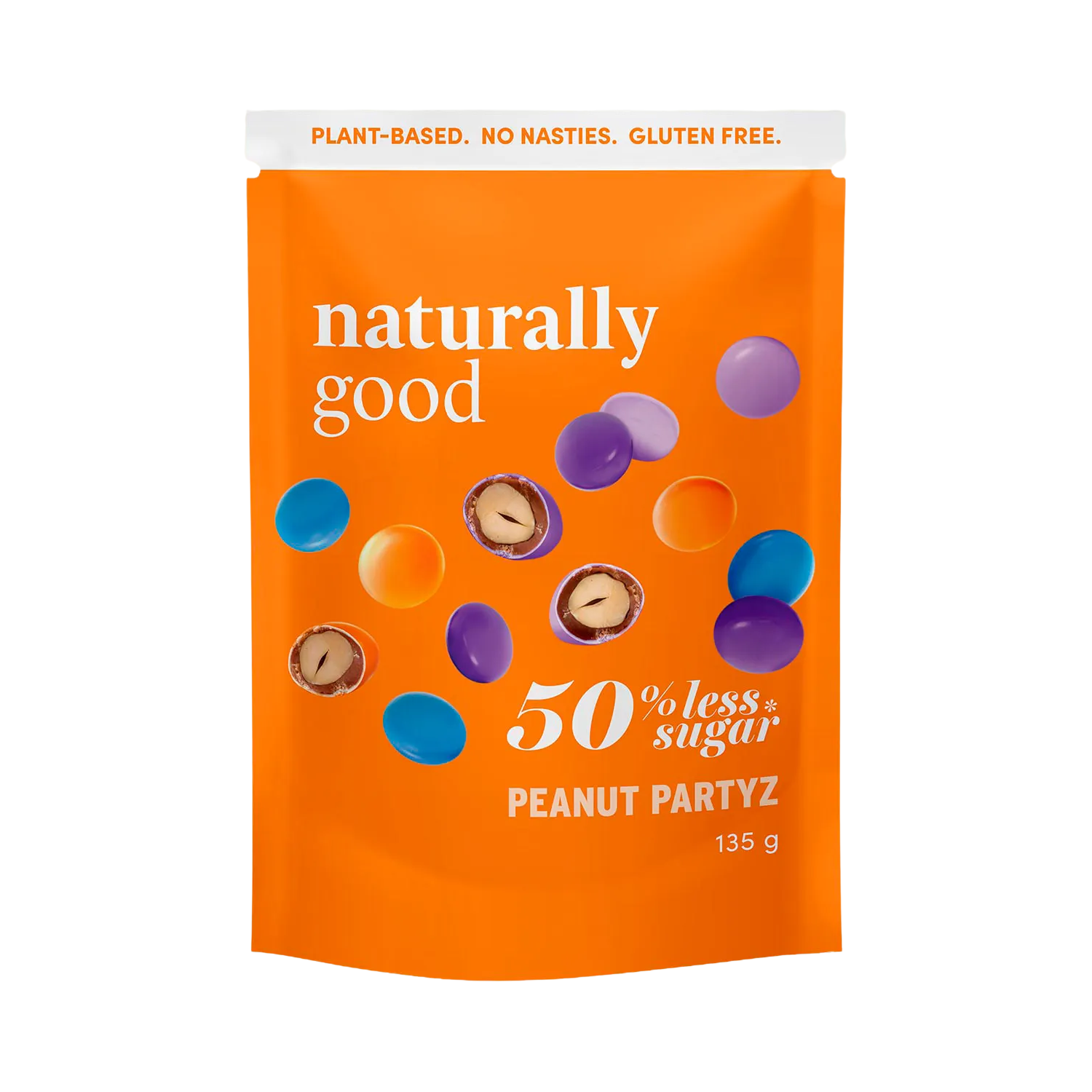 Naturally Good Peanut Partyz 50% less sugar 135g