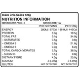 Nature First Chia Seeds Black 125g
