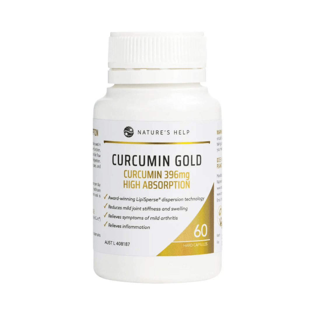 Nature's Help High Absorption Curcumin Gold 396mg 60 Capsules